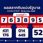 ์ตรวจหวย1กุมภาพันธ์2564